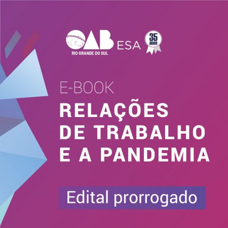 OAB RS ESA RS prorroga prazo para submissão de artigos científicos