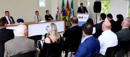 OAB RS Lamachia reforça a importância da advocacia na posse da