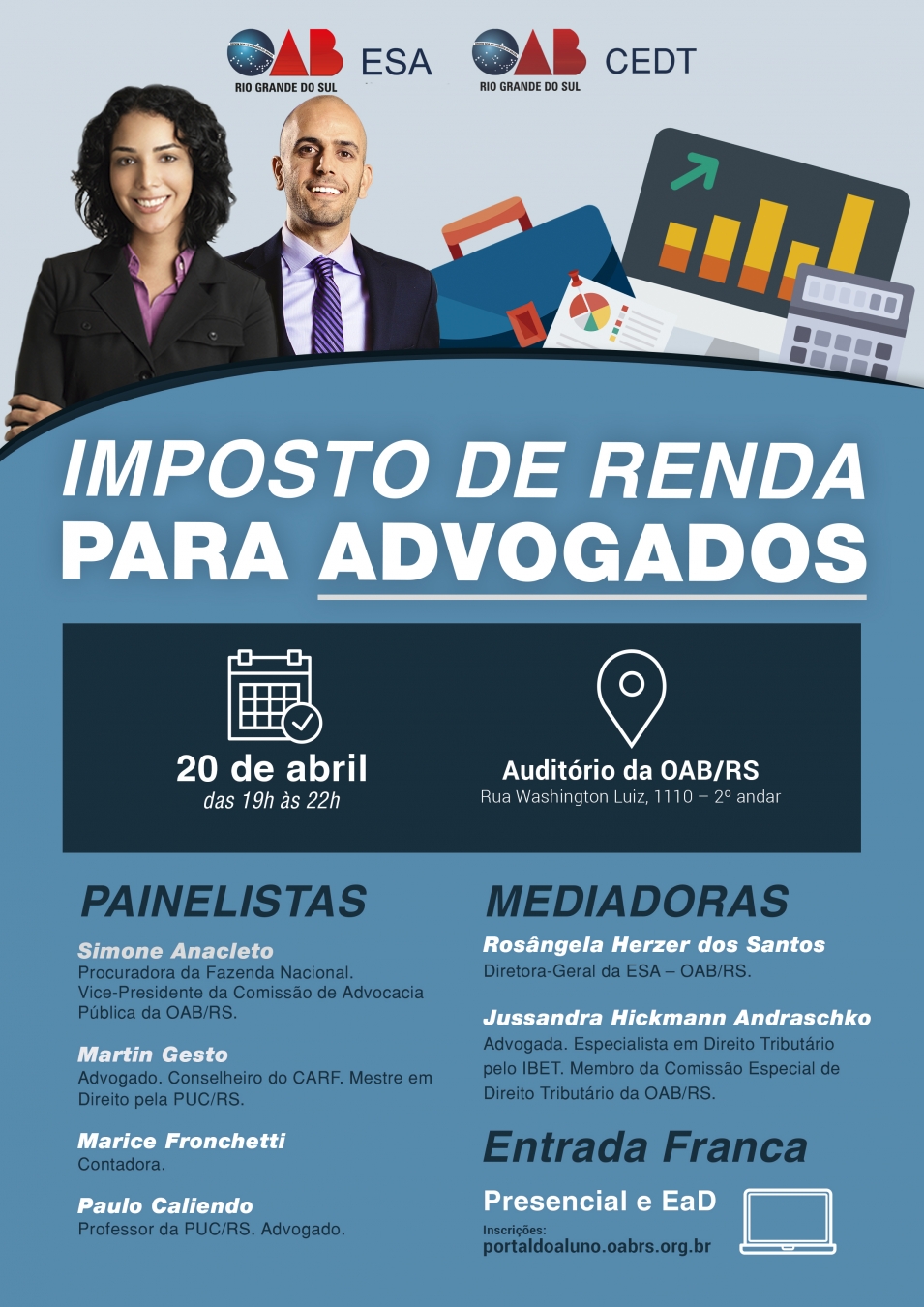 OAB/RS - Imposto de Renda para Advogados