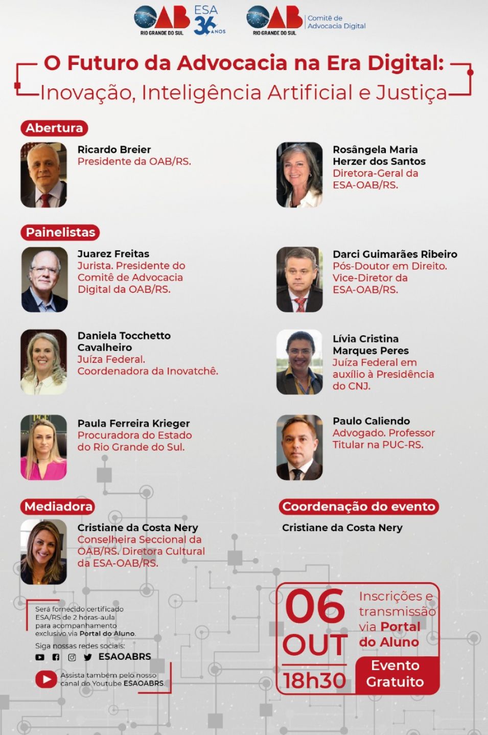 OAB/RS - O Futuro da Advocacia na Era Digital: Inovação, Inteligência ...