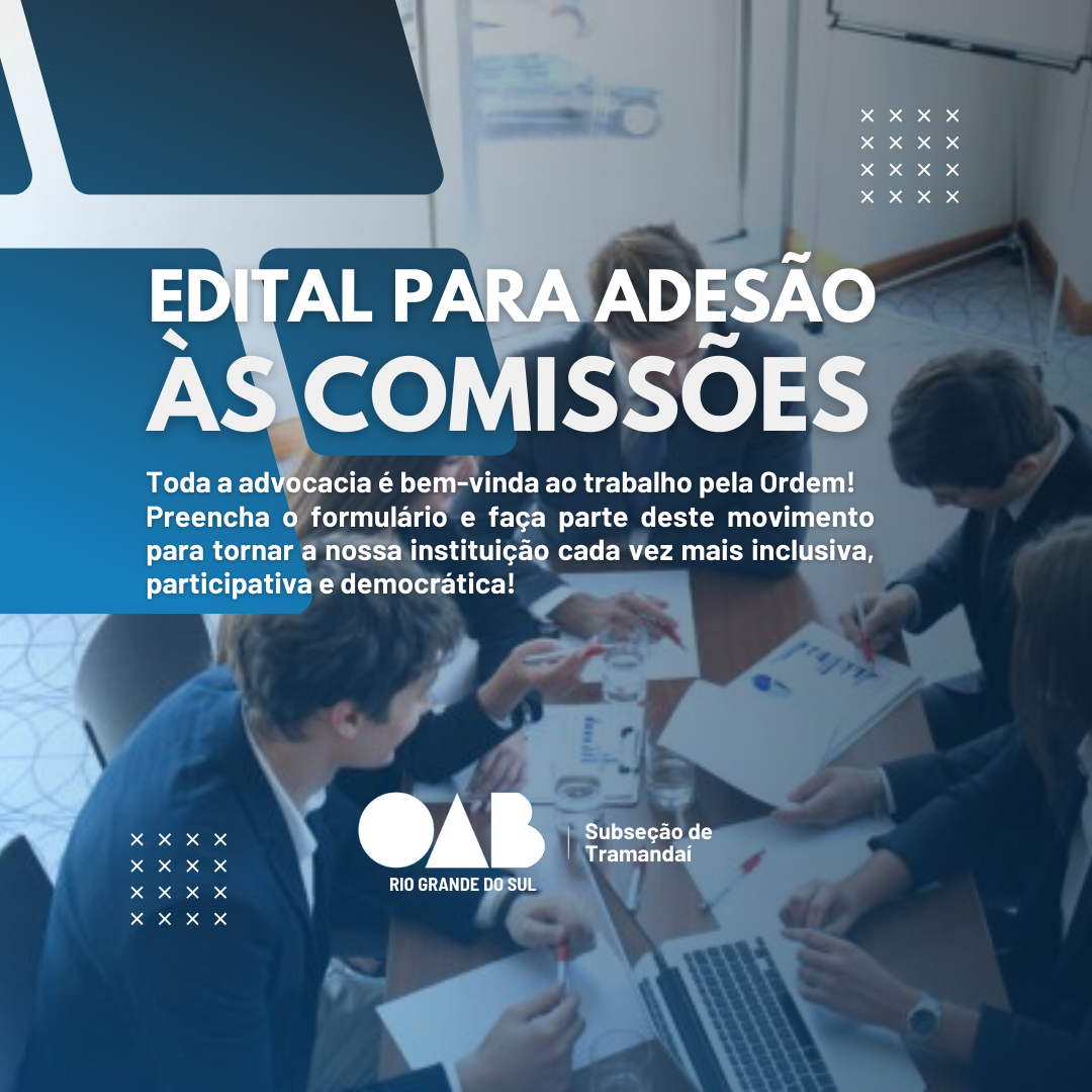 adesão às comissões
